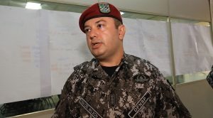 Força-tarefa que combate incêndios florestais no MS é reforçada Tenente-coronel Wilson: apoio de helicóptero
