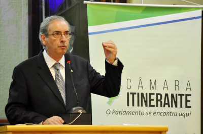 Deputados de MS recebem Eduardo Cunha com programa Câmara Itinerante Eduardo Cunha em discurso na ALRN pelo projeto Câmara Itinerante que visitará as Assembleias de todo o país