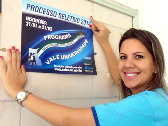 Acadêmicos devem ficar atentos ao período de inscrição para participar do processo seletivo do Programa Vale Universidade
