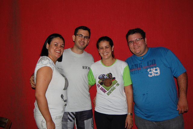Diretoria do Rotaract de Amambai (E/D): Milena Maia, Valmir Soares, Rosicléia Lemes e Renato Segatto. Foto: Moreira Produções.