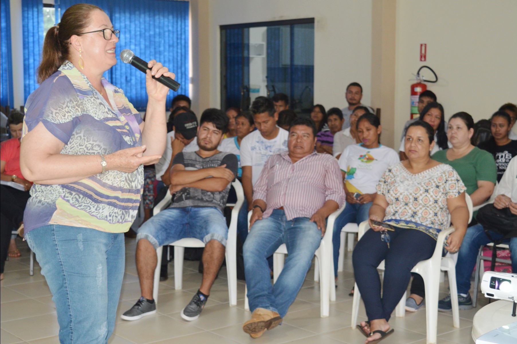 Secretária municipal de Educação, professora Zita Centenaro / Foto: Moreira Produções