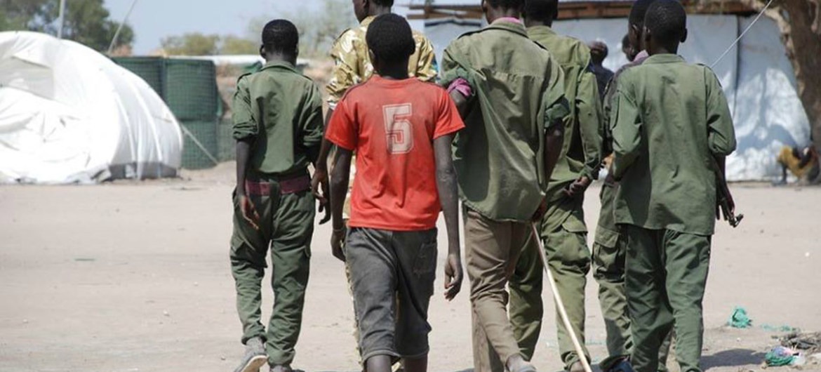 As crianças-soldado do Sudão do Sul começaram a ser libertadas em 2015.