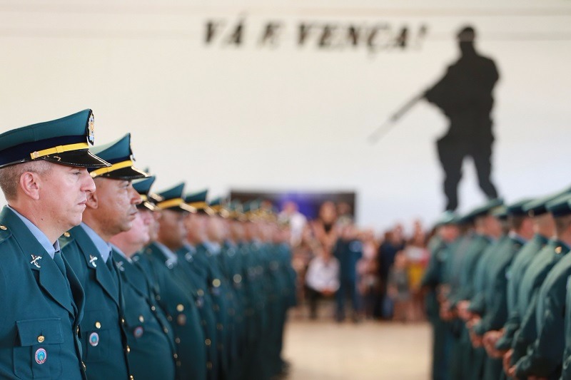 Com a formatura aumentou para 2.942 policiais militares que nos últimos 2,4 anos foram incorporados e promovidos / Foto: Divulgação 