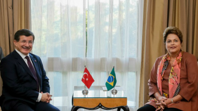 A presidenta Dilma Rousseff se reuniu nesta sexta-feira(14) com o primeiro-ministro da Turquia, Ahmet Davutoglu / Foto: Divulgação