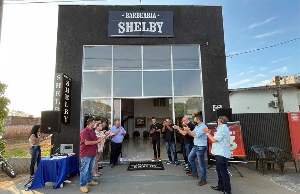 Barbearia Shelby é reinaugurada em Amambai para melhor atender a população Foto: Decom