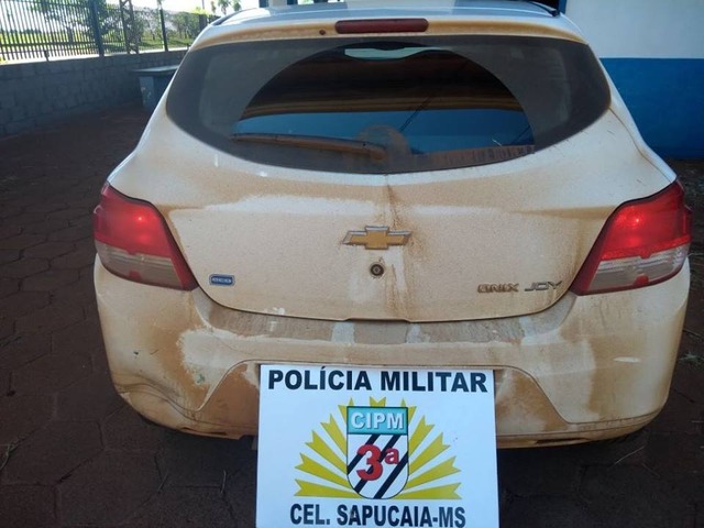 Polícia Militar recupera veículo furtado em Cel. Sapucaia