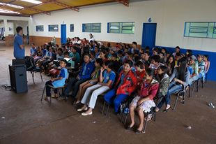 Educação Ambiental é tema de palestra em escolas municipais de Coronel Sapucaia