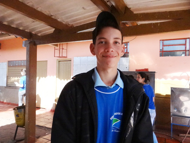Wanderson Jesus Ferreira Resende, aluno da escola e morador rural.