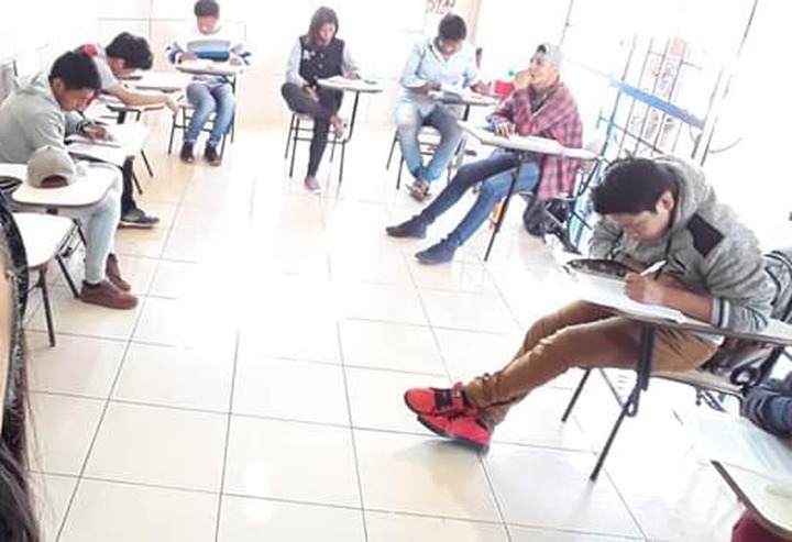 Cursinho Popular GK atende 12 alunos da aldeia Amambai / Foto: Arquivo Pessoal