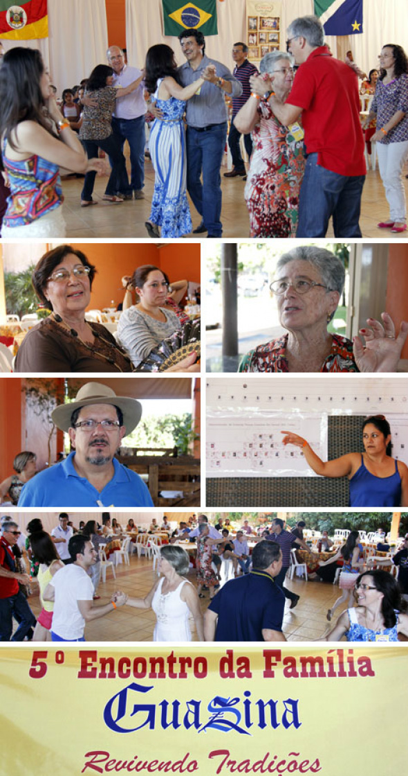 Família Guazina se reúne em Campo Grande e integrantes vêm de outros estados