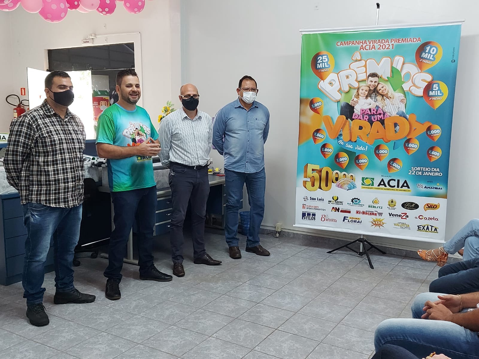 Campanha Virada Premiada da Acia tem início em Amambai Fotos: Raquel Fernandes
