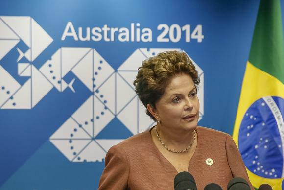 Presidenta Dilma Rousseff durante entrevista coletiva após a Cúpula G20 /Roberto Stuckert Filho/PR