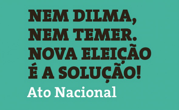 Senadores vão levar carta a Dilma pedindo que ela apoie novas eleições Foto: Reprodução/Site da Rede