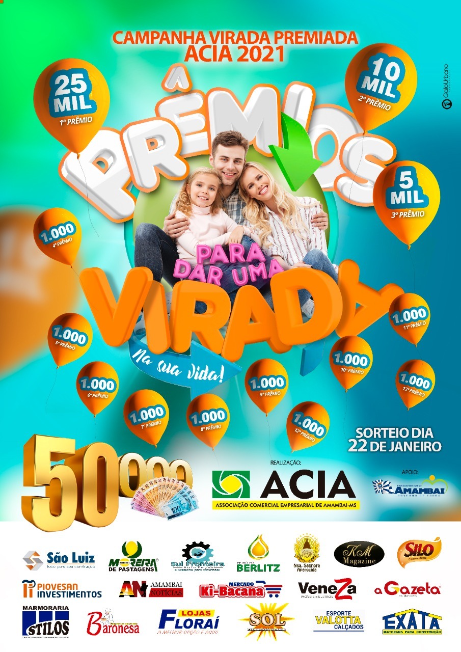 Campanha Virada Premiada da Acia tem início em Amambai Campanha Virada Premiada da Acia tem início em Amambai