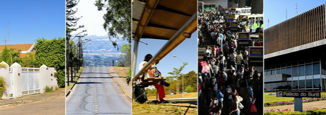 Governador do DF vai de ônibus ao palácio do governo