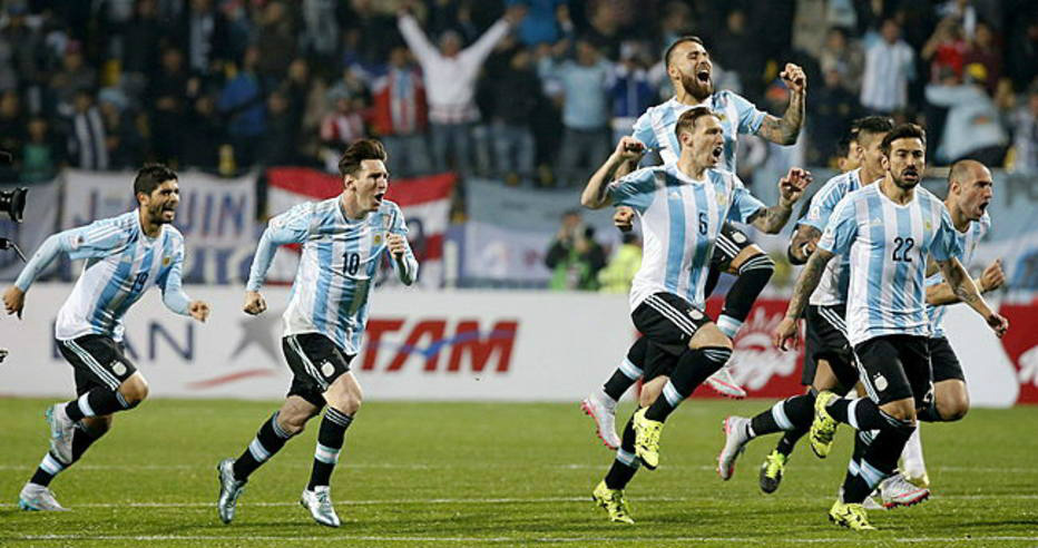 Nos pênaltis, Argentina bate Colômbia e está na semi da Copa América Argentina foi melhor nos 90 minutos contra a Colômbia e chega forte para disputa da semifinal - EFE/Juan Carlos Cárdenas