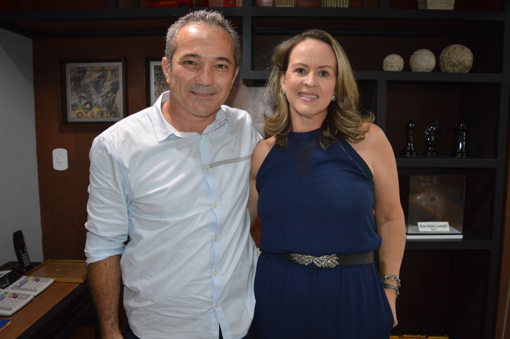 Chico Lorenzetti ao lado da esposa,Tânia Lorenzetti / Foto: Moreira Produções