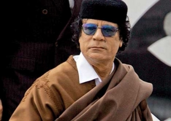 Líder líbio, Muammar Khadafi