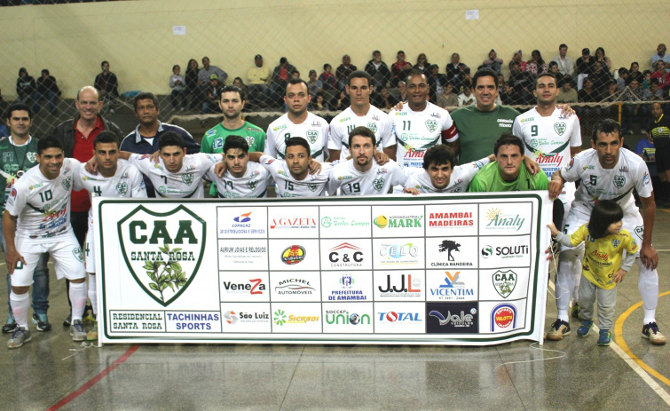 CAA/Santa Rosa perde e Amambai se despede da Copa Morena 2016 O CAA/Santa Rosa ficou entre as oito melhores equipes da competição / Foto: Moreira Produções