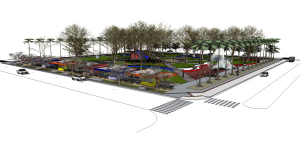 Revitalização da praça central tem aval de projetos arquitetônicos e ambientais A obra tem previsão inicial de oito meses de duração e, de acordo com a arquiteta responsável, deve ficar pronta até o início de 2013.
