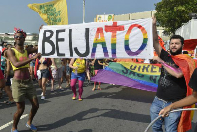 Protesto no Dia Internacional do Orgulho LGBT reúne críticas à Copa Protesto no Dia Internacional do Orgulho LGBT também reúne críticas à Copa Foto: Tomaz Silva
