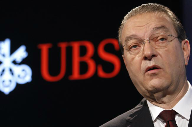 Chefe do UBS renuncia