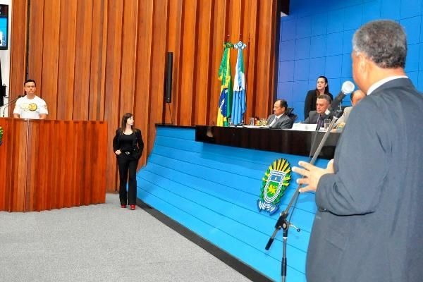 Diego Aranda utilizou a tribuna nesta manhã (Foto: ALMS)