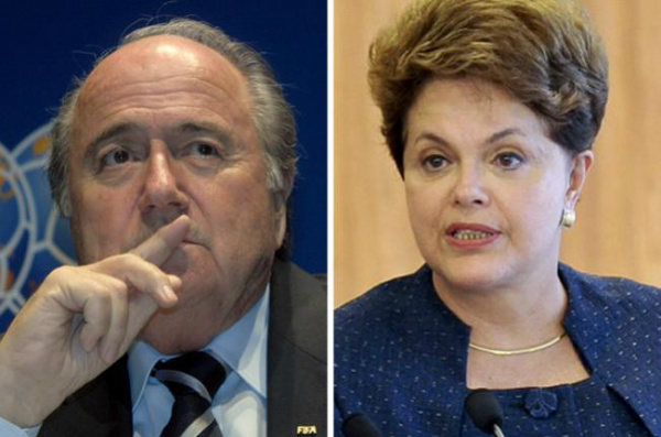Blatter e Dilma tiram a Copa da marca do pênalti? Foto: Divulgação_FABIO RODRIGUES-POZZEBOM/AGÊNCIA BRASILDivulgação_FABIO RODRIGUES-POZZEBOM/AGÊNCIA BRASIL