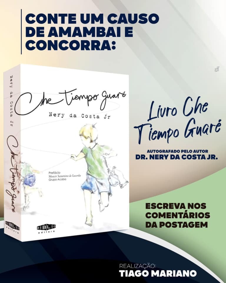 Concurso de causos promove a literatura em Amambai Arte publicada no Facebook divulgando o concurso de causos.