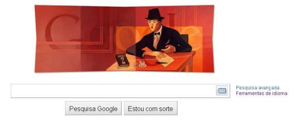 Google lembra o aniversário de nascimento de Fernando Pessoa
