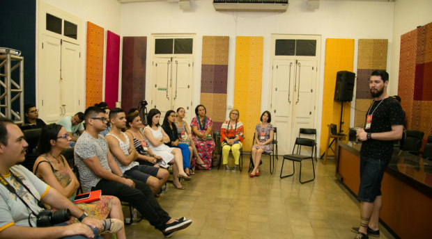 O 2º Encontro Regional de Arte Educadores, realizado na tarde desse domingo (13/11) no Muphan, compondo a programação do 13º Fasp / Foto: Elis Regina