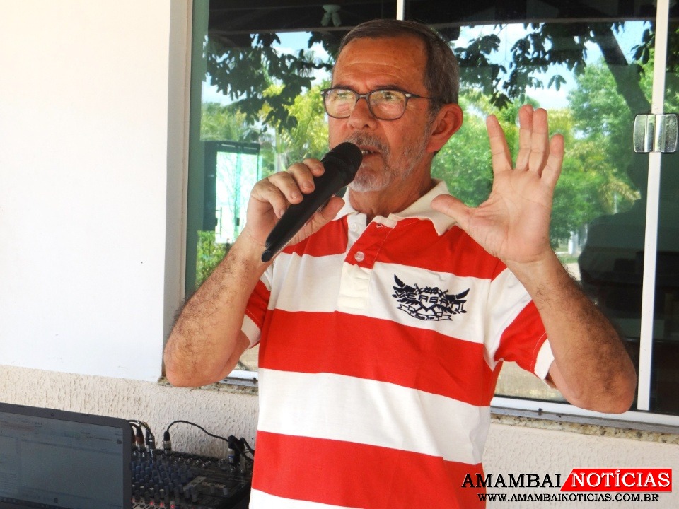 Presidente do Simted de Amambai, professor Humberto Vilhalva / Foto: Moreira Produções