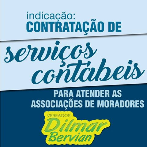Vereador Dilmar pede assessoria para apoiar associações comunitárias Vereador Dilmar pede assessoria para apoiar associações comunitárias