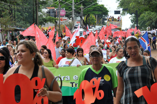 Profissionais de todo o estado do MS se reuniram em Campo Grande. Foto: Reprodução.