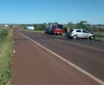 Polícia suspeita que ultrapassagem proibida tenha causado acidente / Foto: Rádio FM Dourados