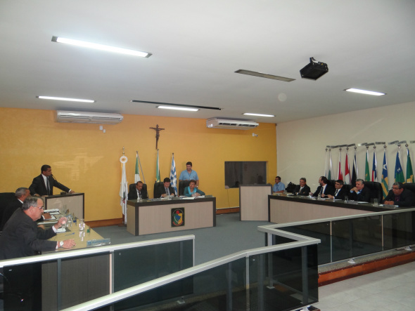Resumo da sessão da Câmara de Amambai do dia 05 de outubro de 2015 Plenário da Câmara de Vereadores de Amambai, durante sessão realizada nesta segunda-feira (05) / Foto: Moreira Produções