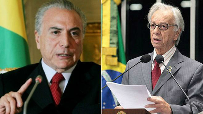 Michel Temer e Itamar Franco