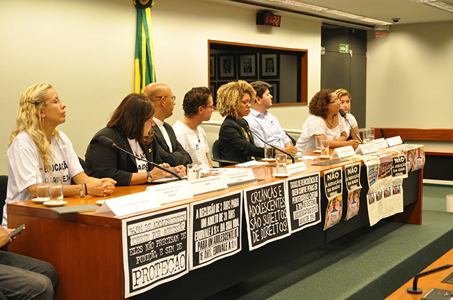 Senado ouve especialistas contrários a redução da maioridade penal O fruto da redução da maioridade penal para a sociedade será o aumento da violência