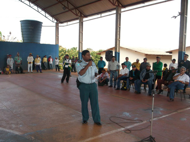 Comandante do CPI participa de conferência em aldeia de Amambai