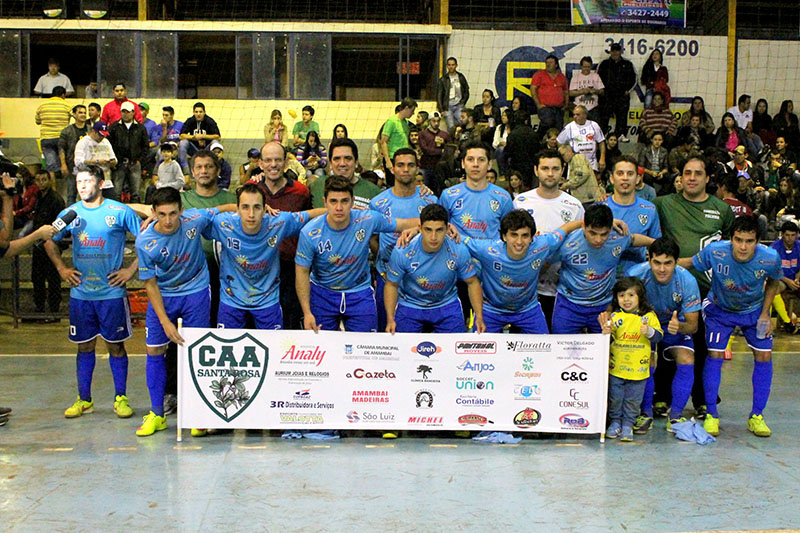 CAA/Santa Rosa de Amambai vence e segue para quartas de final O CAA/Santa Rosa segue para as quartas de final, com o apoio incondicional da torcida amambaiense / Foto: Assessoria