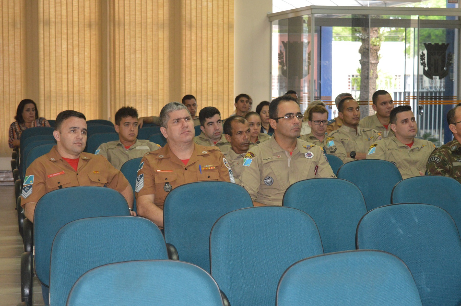 Militares lotados no 16º Subgrupamento do Corpo de Bombeiros de Amambai participaram do evento / Foto: Moreira Produções