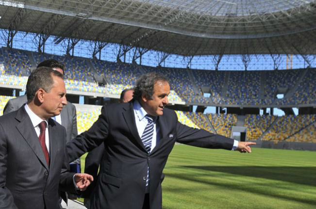 Ucrânia enfrenta atrasos para organizar Eurocopa