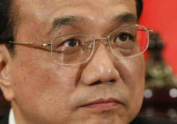 Primeiro-ministro da China, Li Keqiang, durante coletiva de imprensa conjunta com o premiê do Vietnã, Nguyen Tan Dung, no gabinete do governo, em Hanoi. 