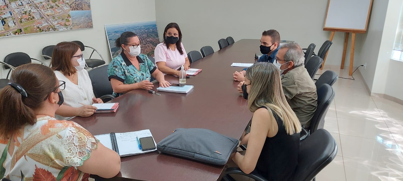 Simted e Semed se reúnem para tratar sobre aplicação de recursos na Educação Foto: Raquel Fernandes