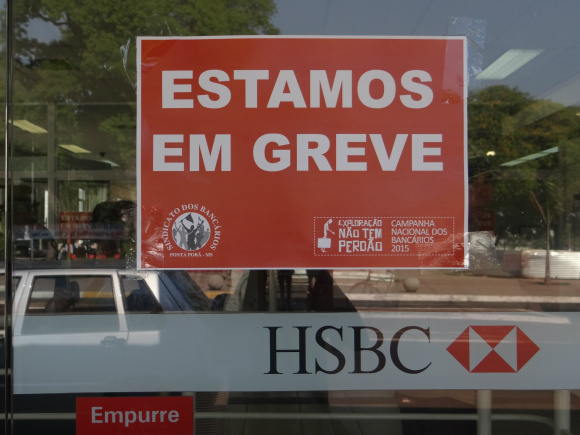Bancários de Amambai também estão em greve
