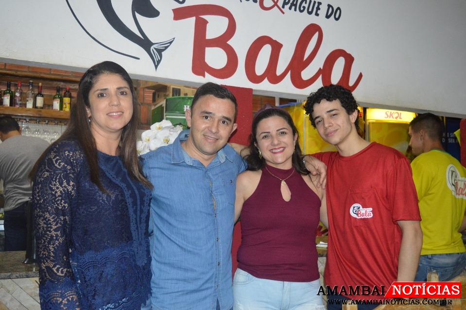 Pesque e Pague do Bala comemorou seu 4º aniversário nessa sexta-feira (18) Alessandra Tobias, Ariney, Keila e Kelvin Melo, proprietários do Pesque e Pague do Bala / Foto: Moreira Produções
