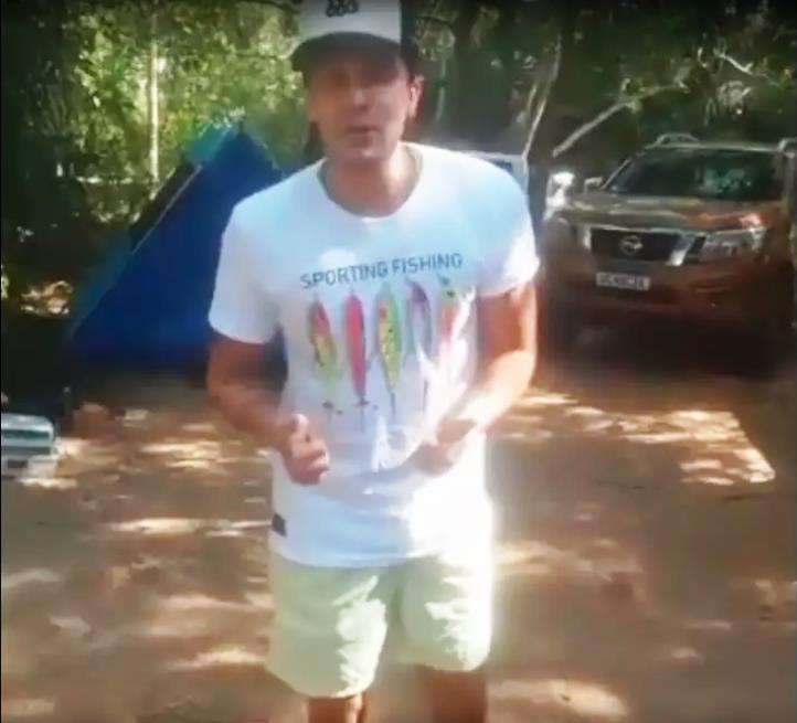 Flagrado durante pescaria em MS, Luan Santana agradece PMA após abordagem Cantor Luan Santana agradeceu e elogiou trabalho da Polícia Ambiental (Foto:Reprodução)