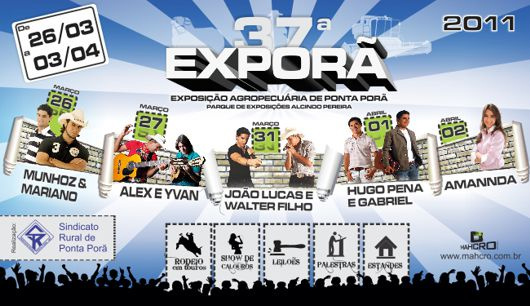 Exporã marca primeira exposição do Circuito Oficial no MS em 2011