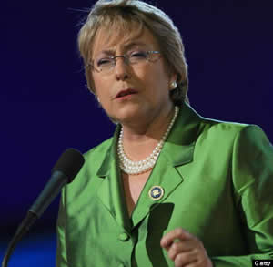 Bachelet é designada chefe de entidade da ONU voltada para a mulher