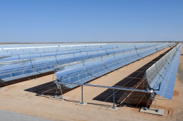 A maior planta solar do mundo, no Marrocos. Foto: Banco Mundial/Dana Smillie